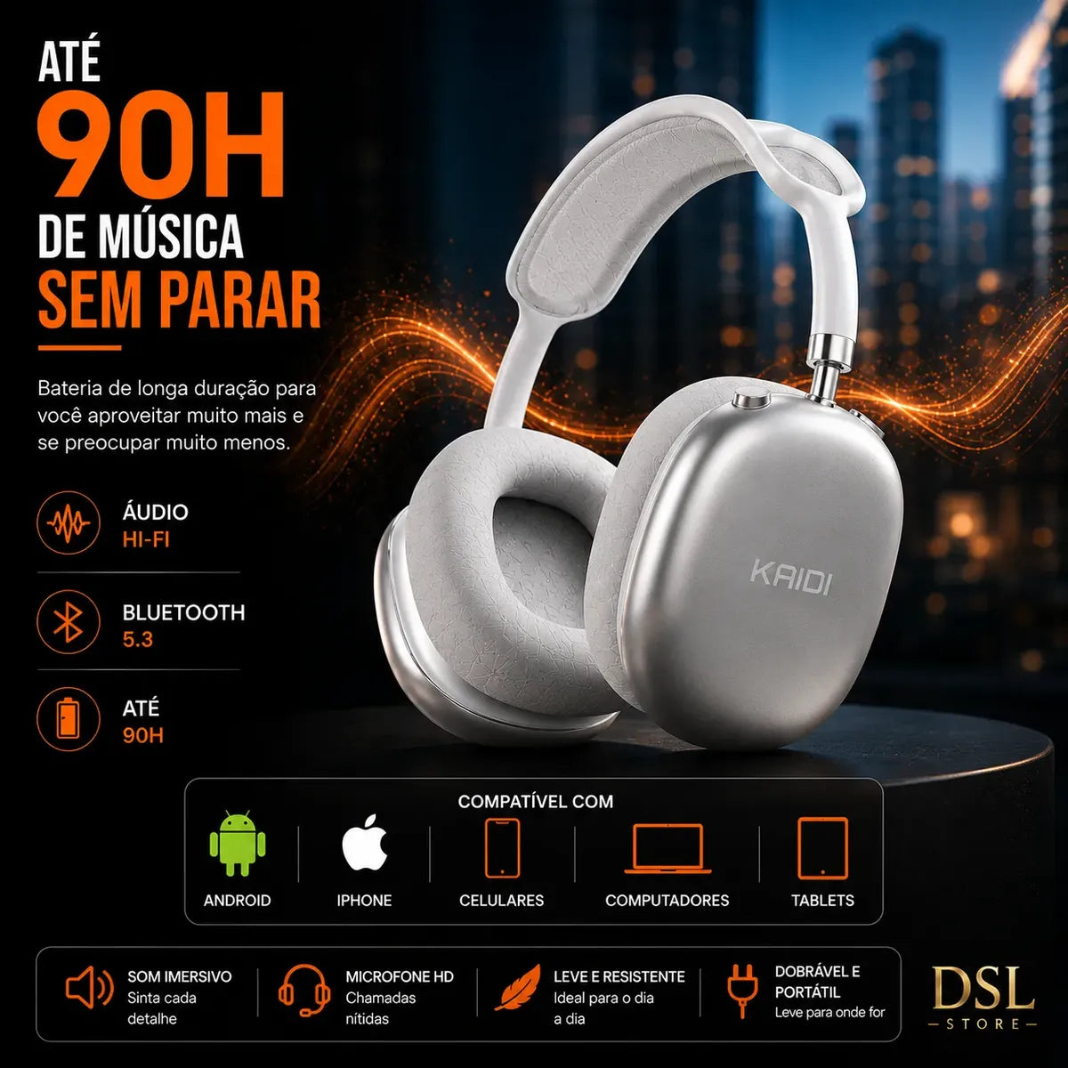Auriculares Air Max vía Bluetooth