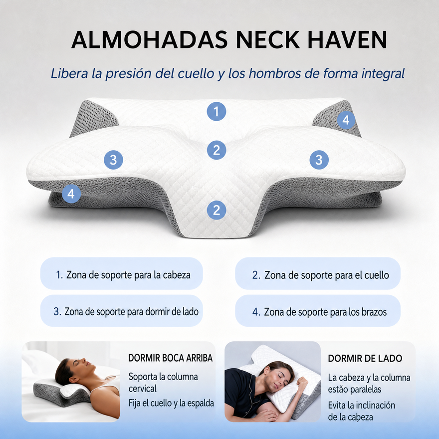 Almohada ortopédica cervical