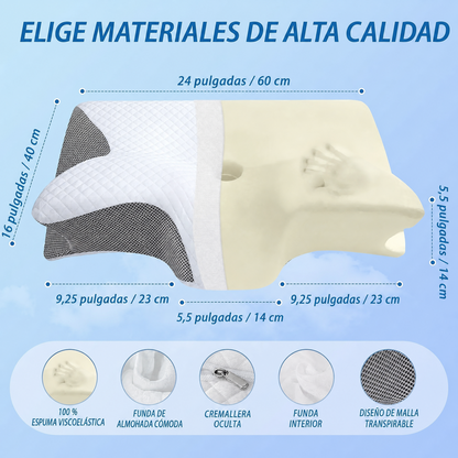 Almohada ortopédica cervical